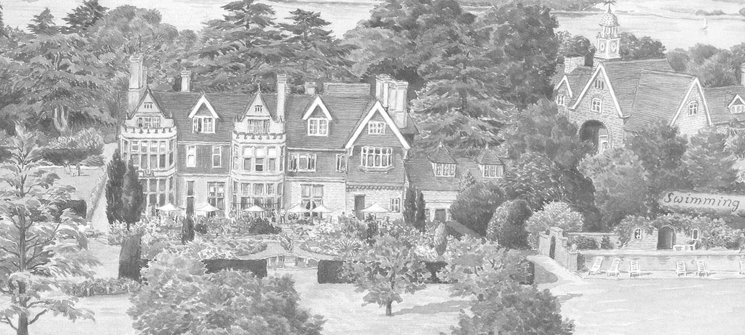 Hambleton Hall Drawing