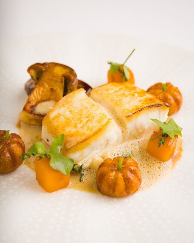 Savour the flavours and colours of the season with Pan Fried Fillet of Turbot, Pumpkin Gnocchi, Girolle Mushrooms & Bouillabaisse Sauce.🍂

#gnocchi #seasonalflavors #hambletonhall #pobhotels #relaischateaux #michelinstar